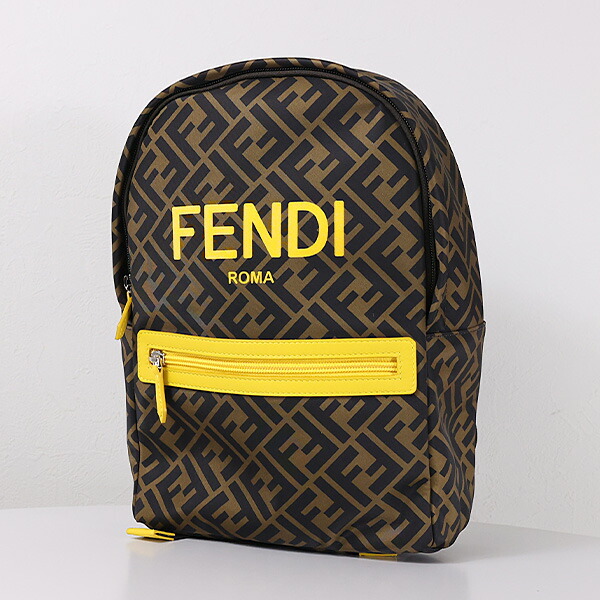 楽天市場】FENDI フェンディ FENDI KIDS NYLON FF MONOGRAM BACKPACK
