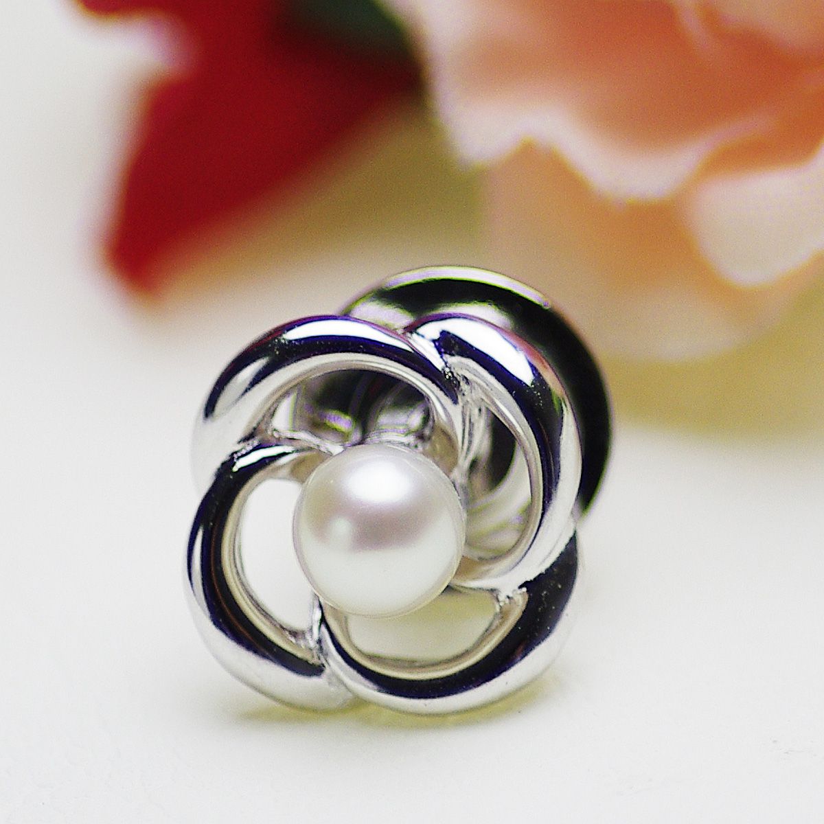 楽天市場】アコヤ真珠 ベビーパール ピンブローチ 約4.0mm シルバー SV