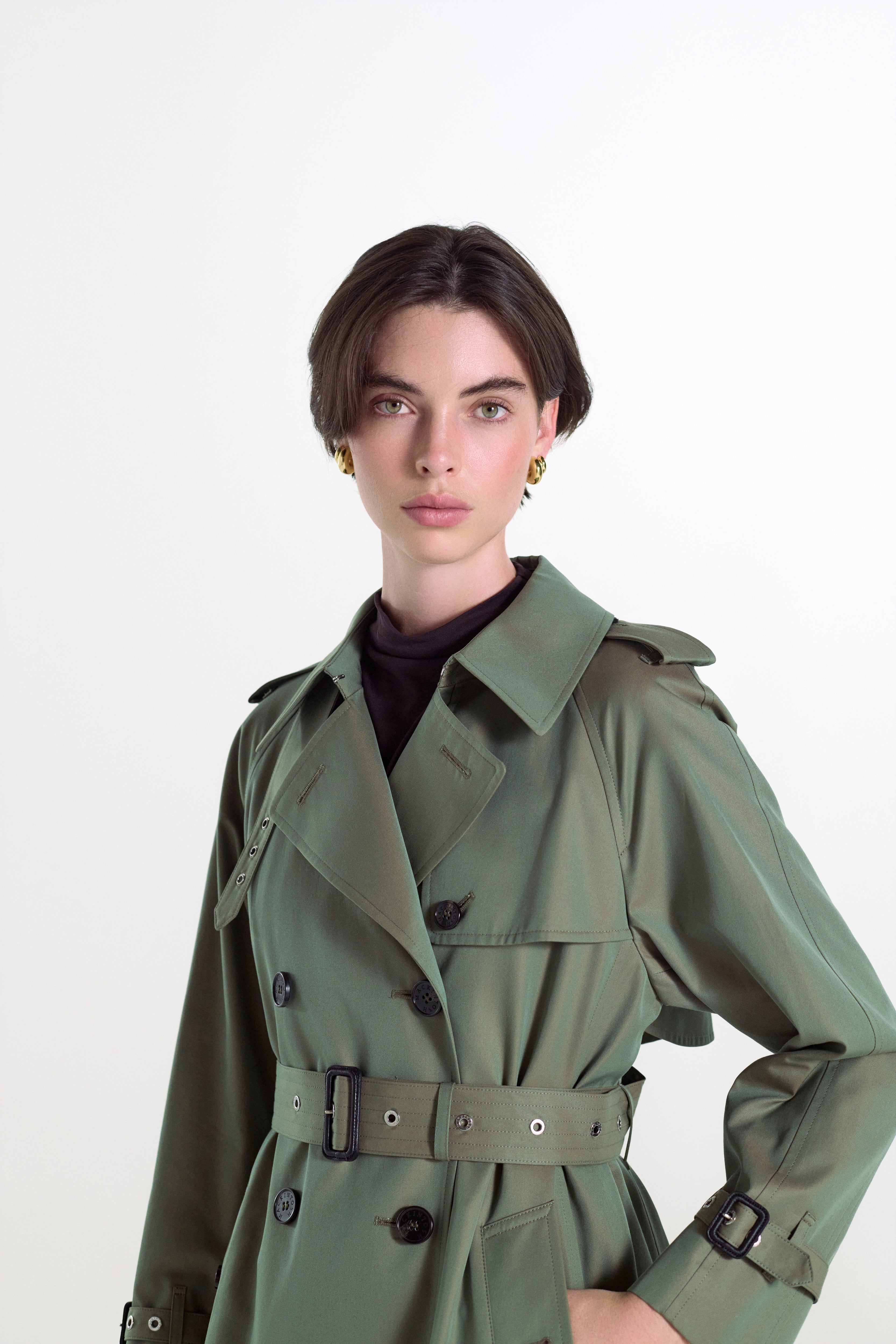 ウィメンズ FORREST - ギャバジン ダブルブレステッド トレンチコート