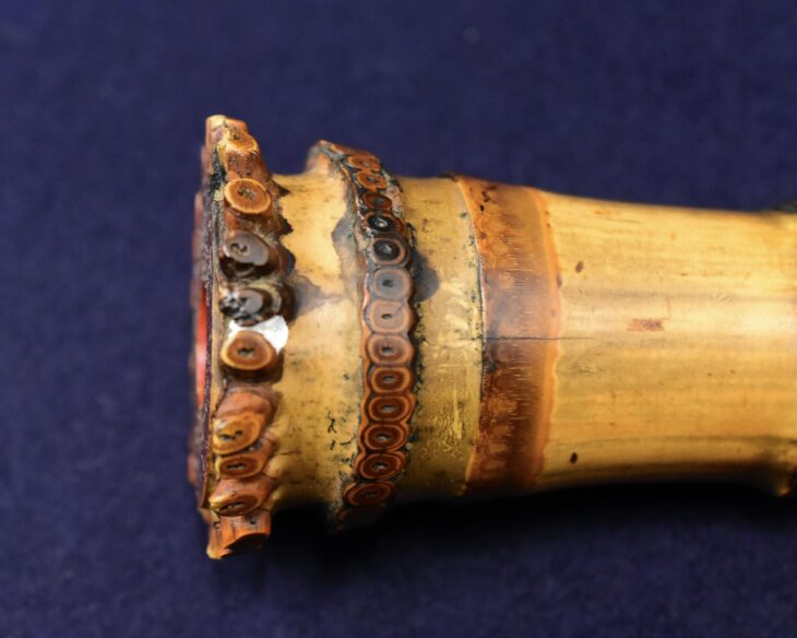 尺八 昌山 1尺4寸 銀巻き銀三線 尺八 昌山 1尺4寸 銀巻き銀三線 尺八