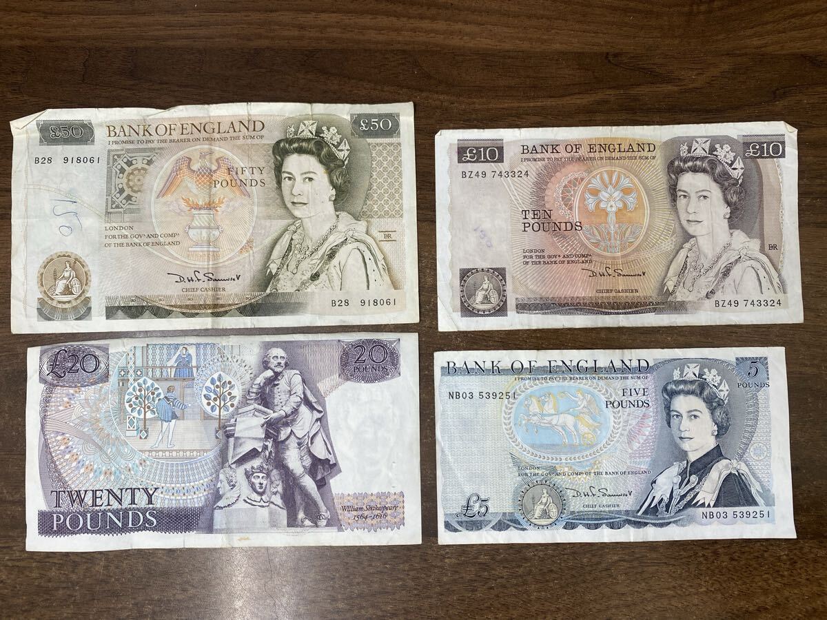 Yahoo!オークション -「50ポンド紙幣」の落札相場・落札価格