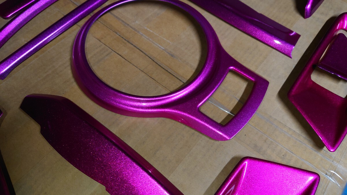 トヨタ86 BRZ zn6 zc6キャンディピンクパープル室内パネルカバーフル