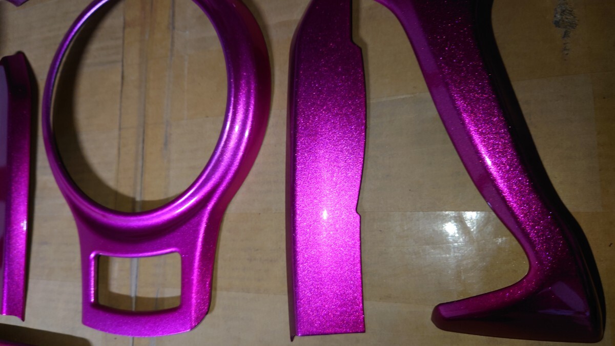 トヨタ86 BRZ zn6 zc6キャンディピンクパープル室内パネルカバーフル