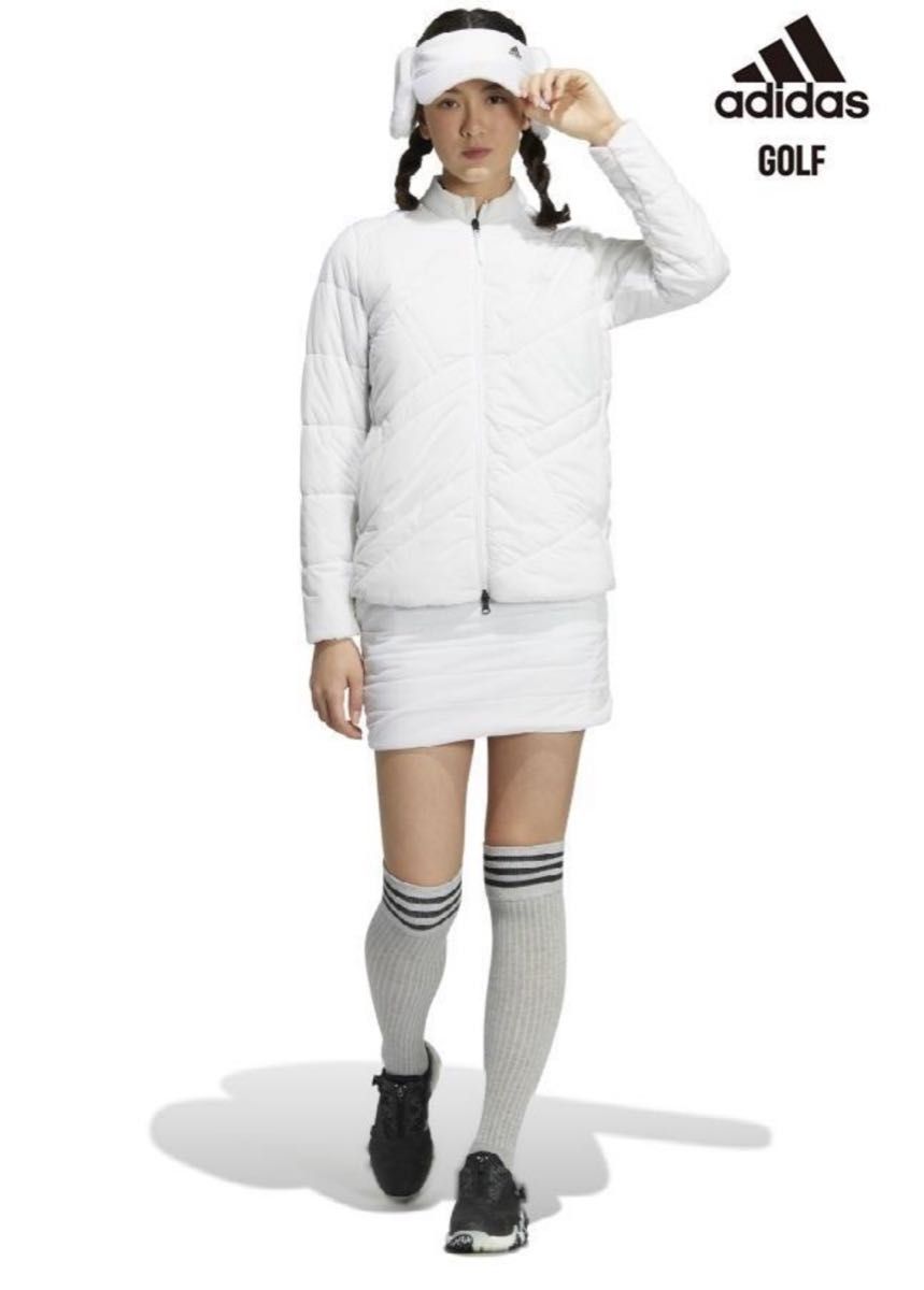 新品 アディダスゴルフ【M】中綿セットアップ ジャケット＆スカート