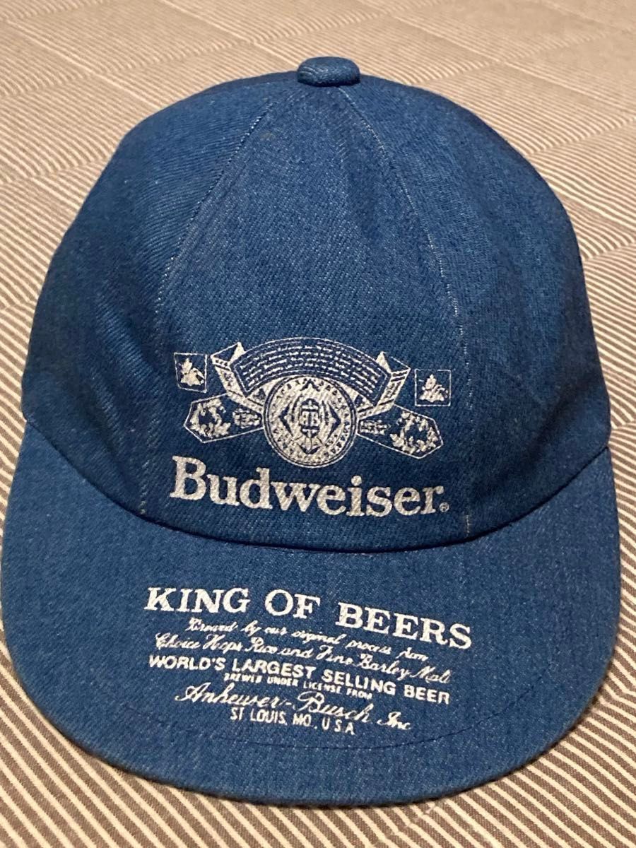 希少 80s Budweiser バドワイザー デニムキャップ ヴィンテージ｜Yahoo