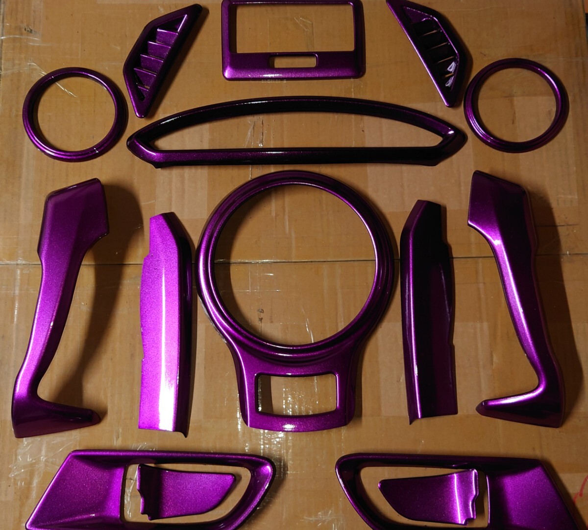 トヨタ86 BRZ zn6 zc6 キャンディパープル室内パネルカバーフルセット