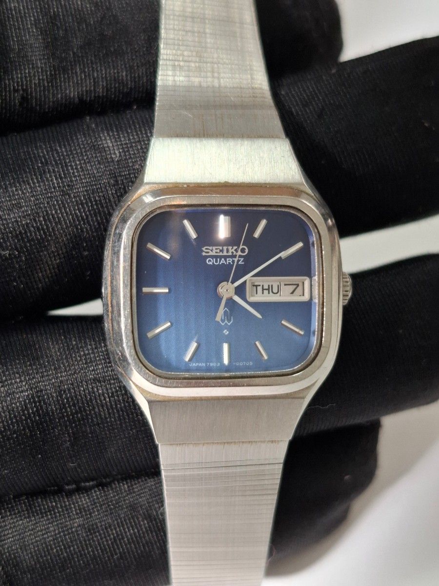 ヴィンテージ腕時計】 SEIKO セイコー クォーツ デイデイト腕時計 7903
