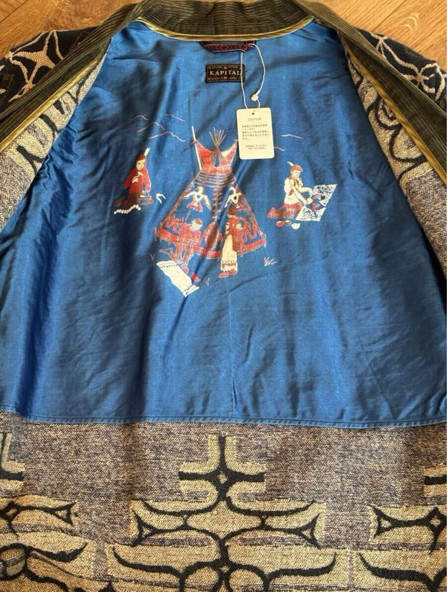 新品・未使用 kapital kountry アイヌ紋様 ベッツィーロス sha-ka