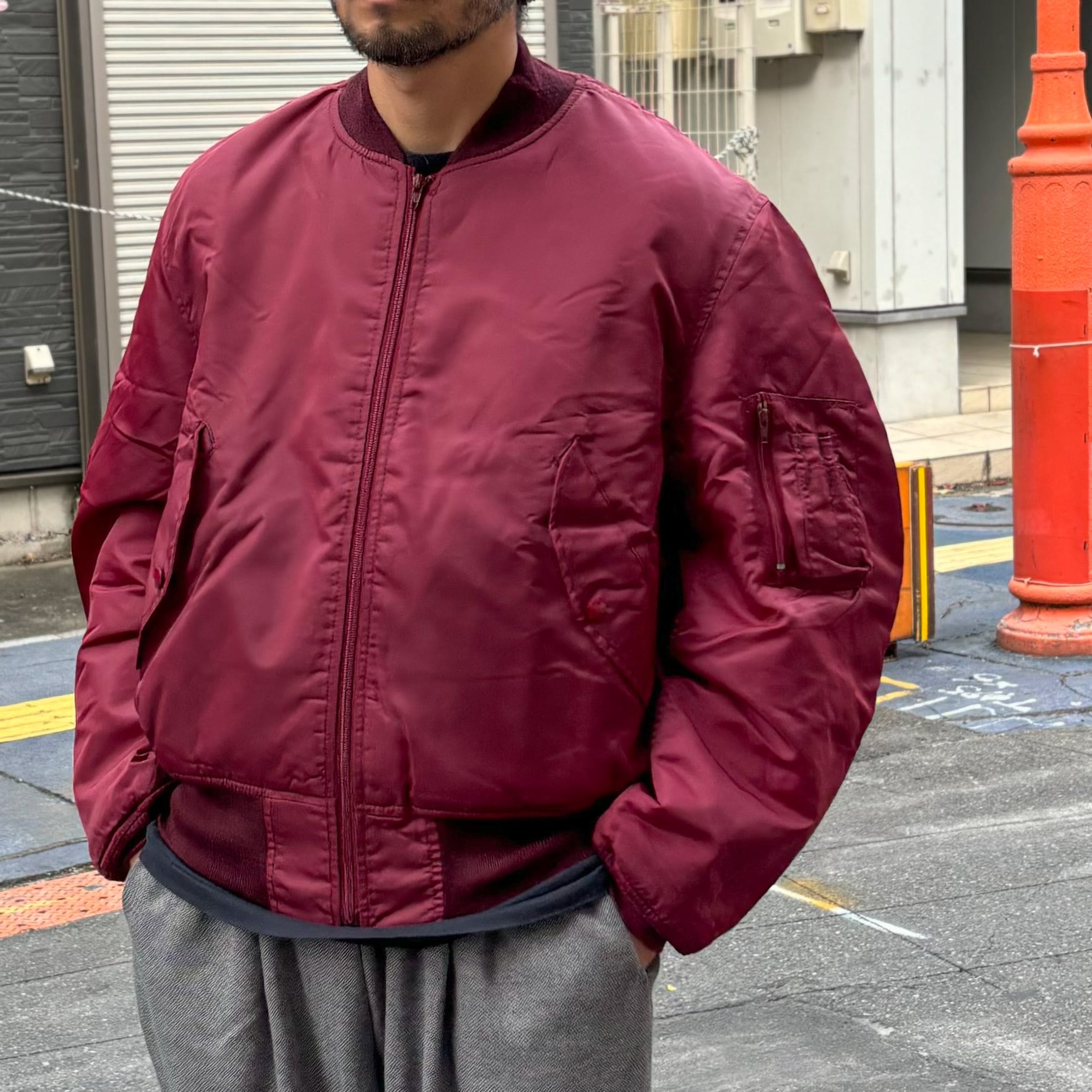 DEADSTOCK 90's CONCORD made by Alpha Industries MA-1 Fright Jacket