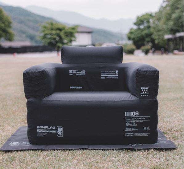 ブラック予約販売】エアーソファ 1人用（BONFLAG） | outdoor.beans
