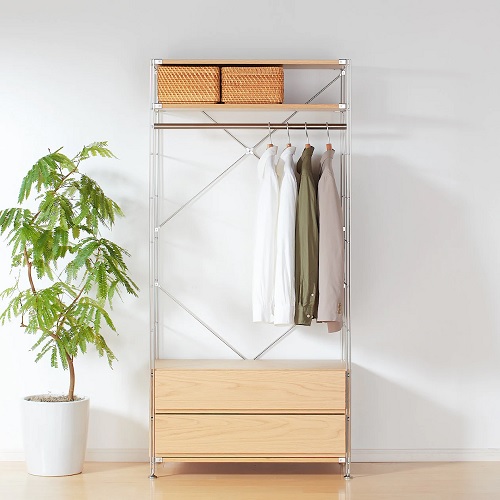 無印良品の「ハンガーラック」おすすめ4選 ｜ウォールナット・パイン材