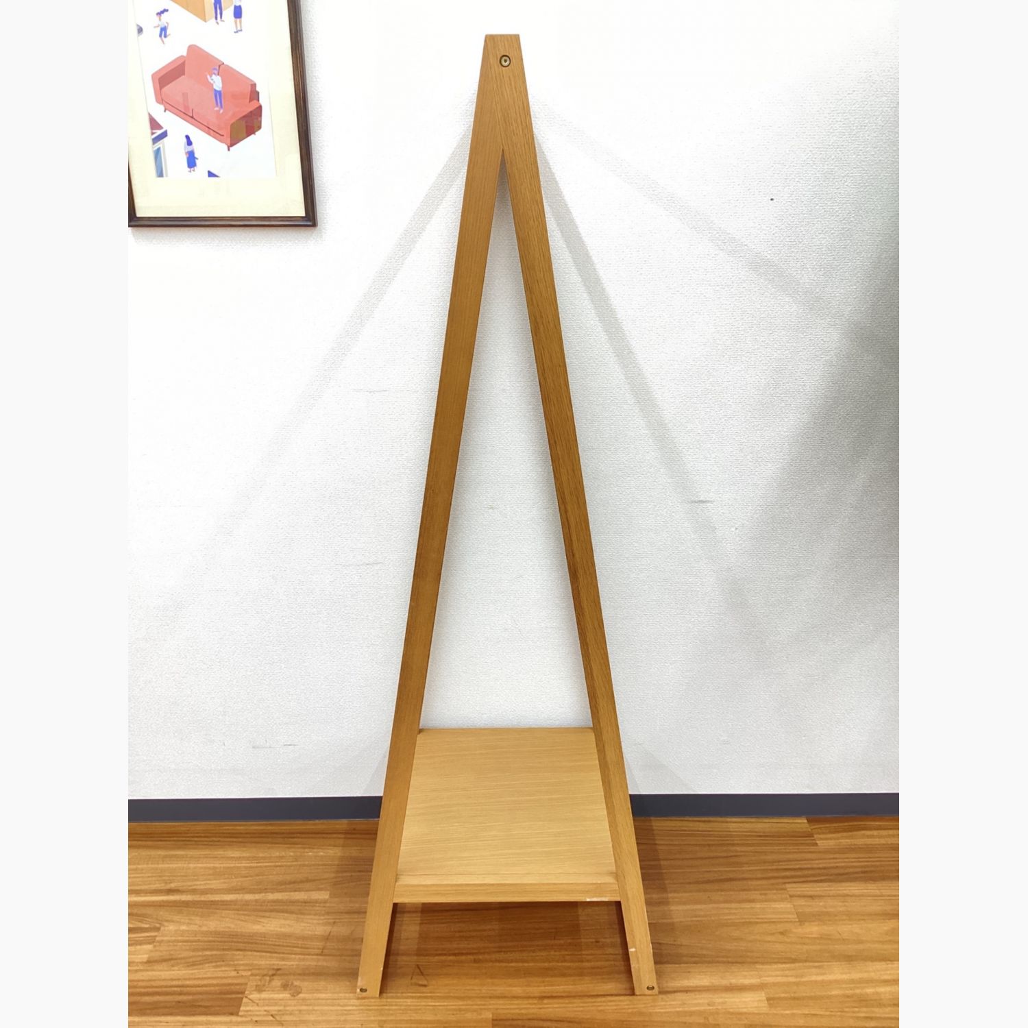 無印良品 (ムジルシリョウヒン) ハンガーラック ナチュラル オーク材