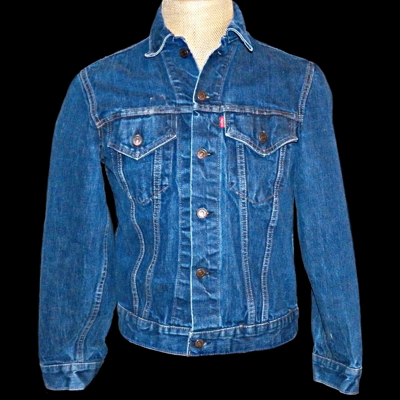 Genuine 70s Levis Denim Big E Type III 70505 0217 Trucker Jacket