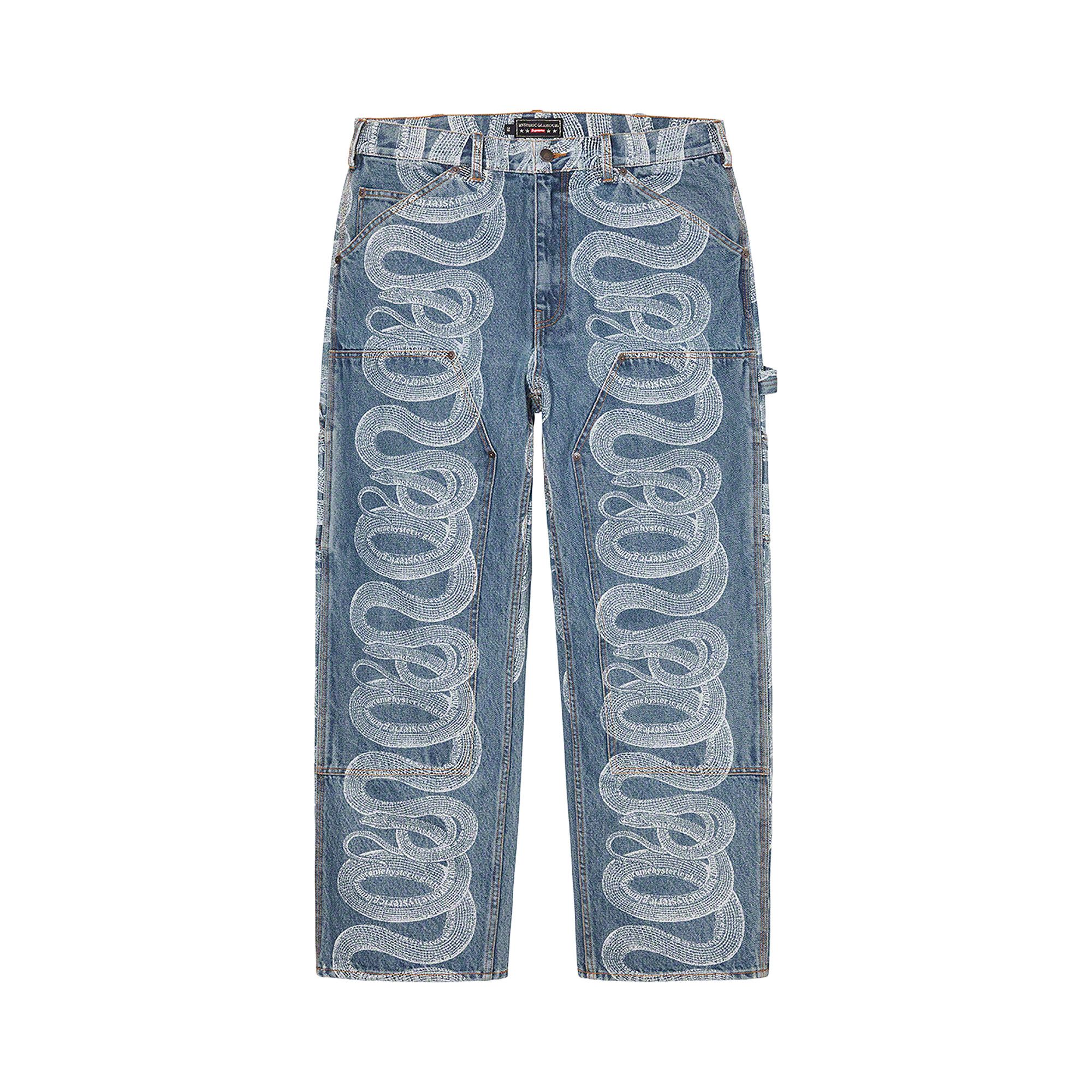 Buy Supreme x Hysteric Glamour Snake Double Knee Painter Pant