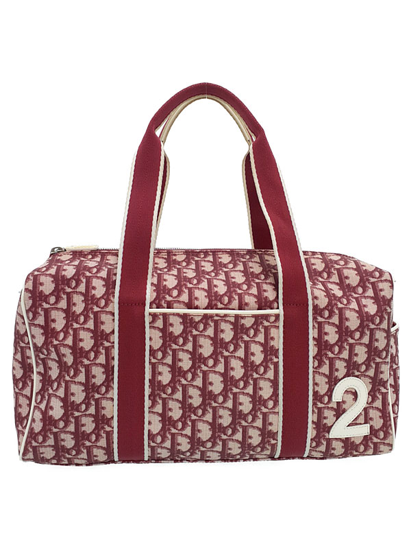 Christian Dior】クリスチャンディオール『トロッター柄 ミニボストン