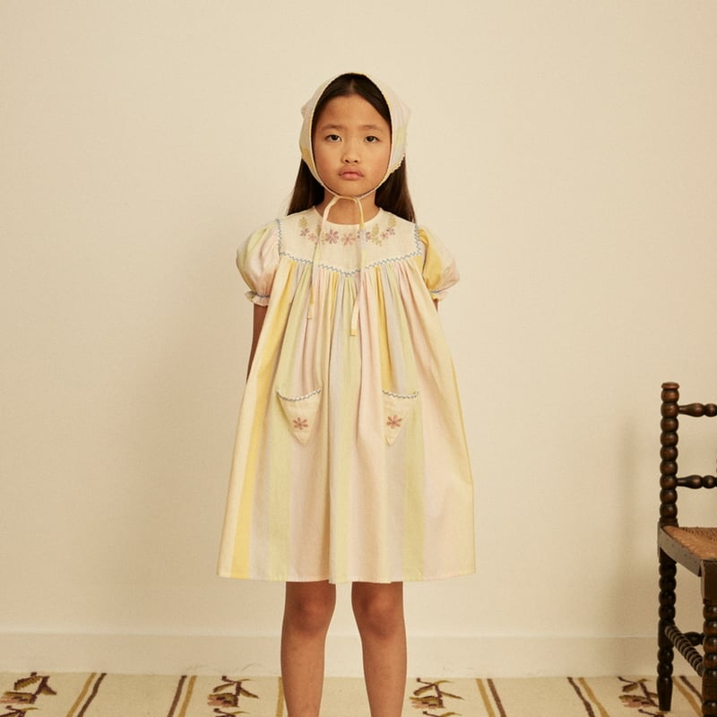 Apolina KIKI DRESS - PAINTERS STRIPE | Baby St