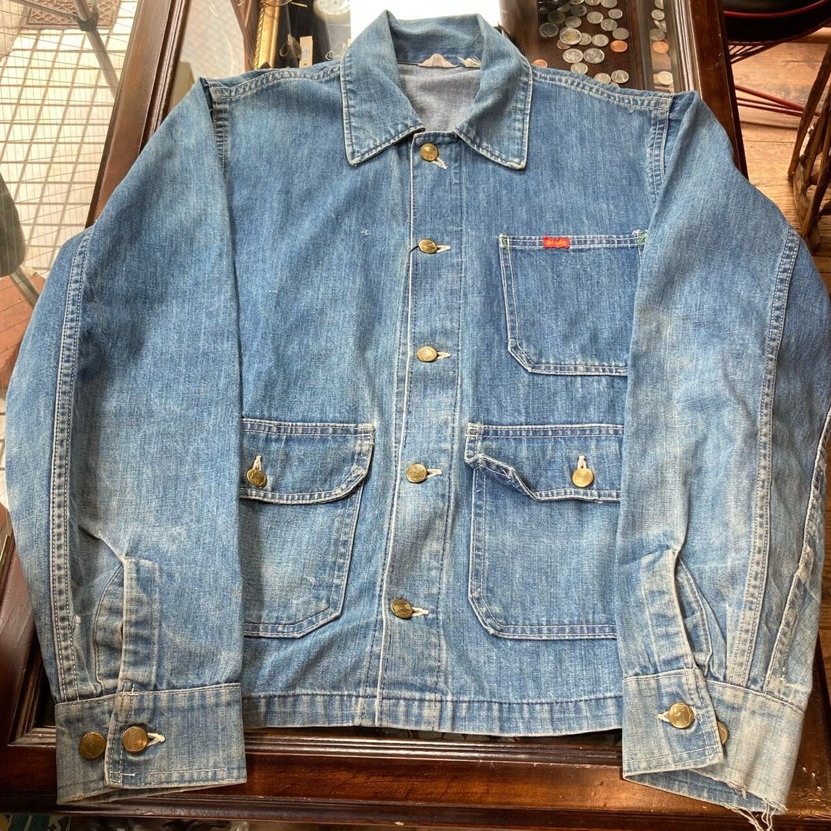 70s ヴィンテージ ビッグスミス デニム カバーオール ショート | 旅