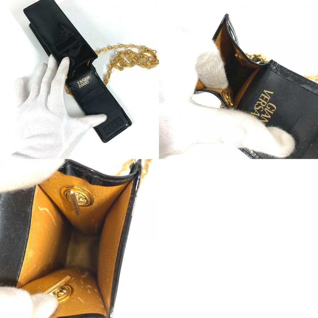 VERSACE - ヴェルサーチ VERSACE サンバースト ロゴ フォンバッグ