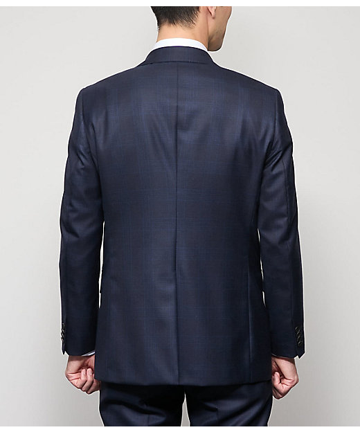 TAILOR CLOTH シルク混 チェック スーツ