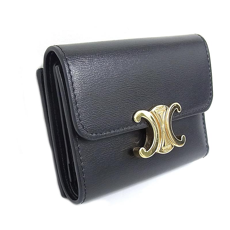 CELINE（セリーヌ） 三つ折り財布 コイン入れ付きコンパクトウォレット