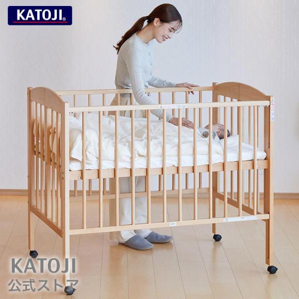 カトージ（KATOJI） ベビーベッド 日本製 折りたたみ ベビーベッド
