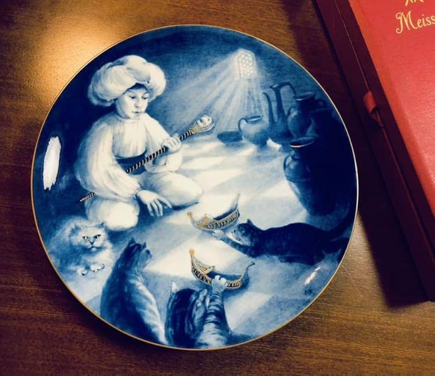 Amazon.co.jp: マイセン 絵皿 イヤー プレート 1986 小さなモック