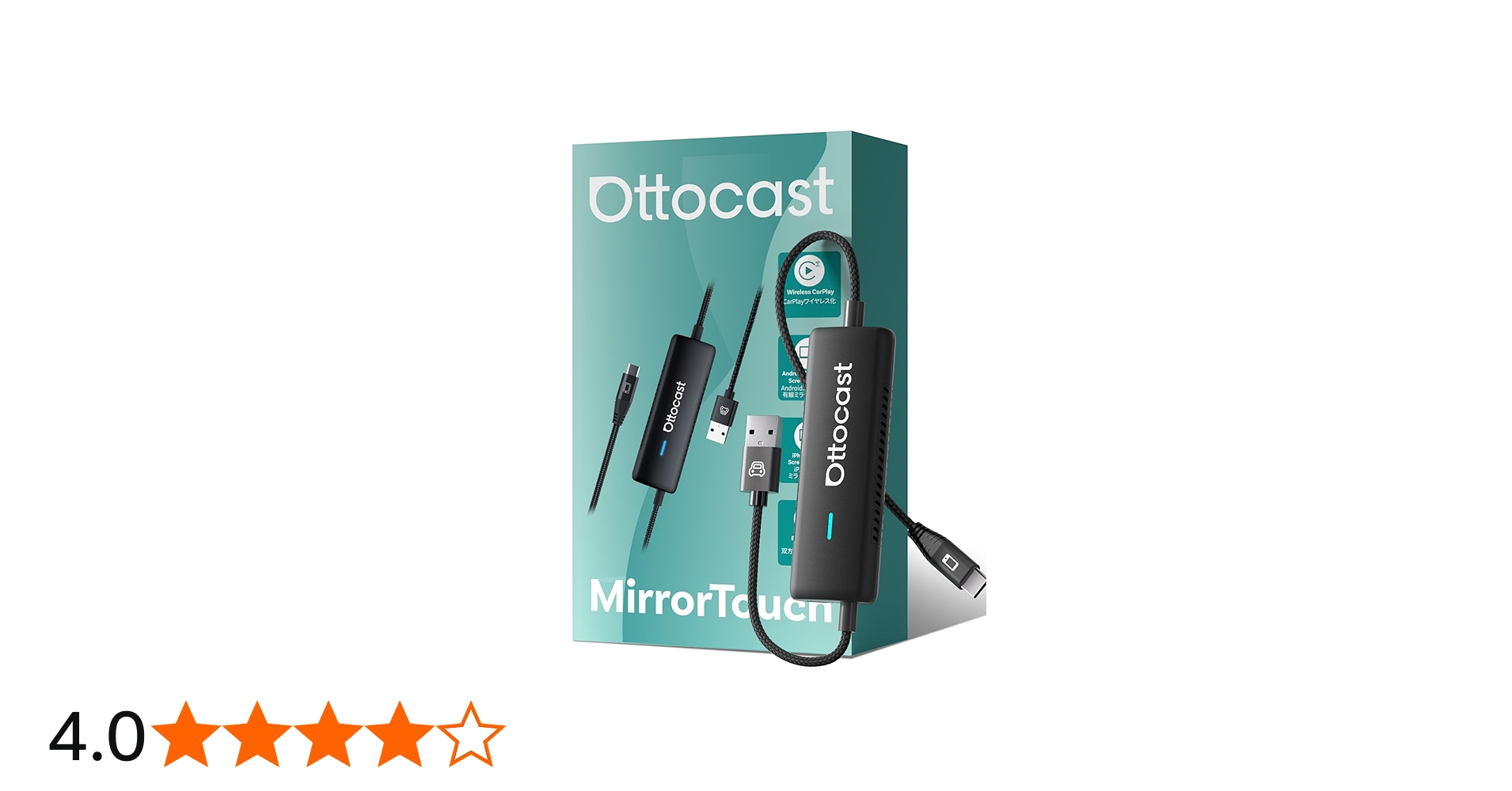 Amazon.co.jp: 【公式】オットキャスト ミラータッチ Ottocast Mirror
