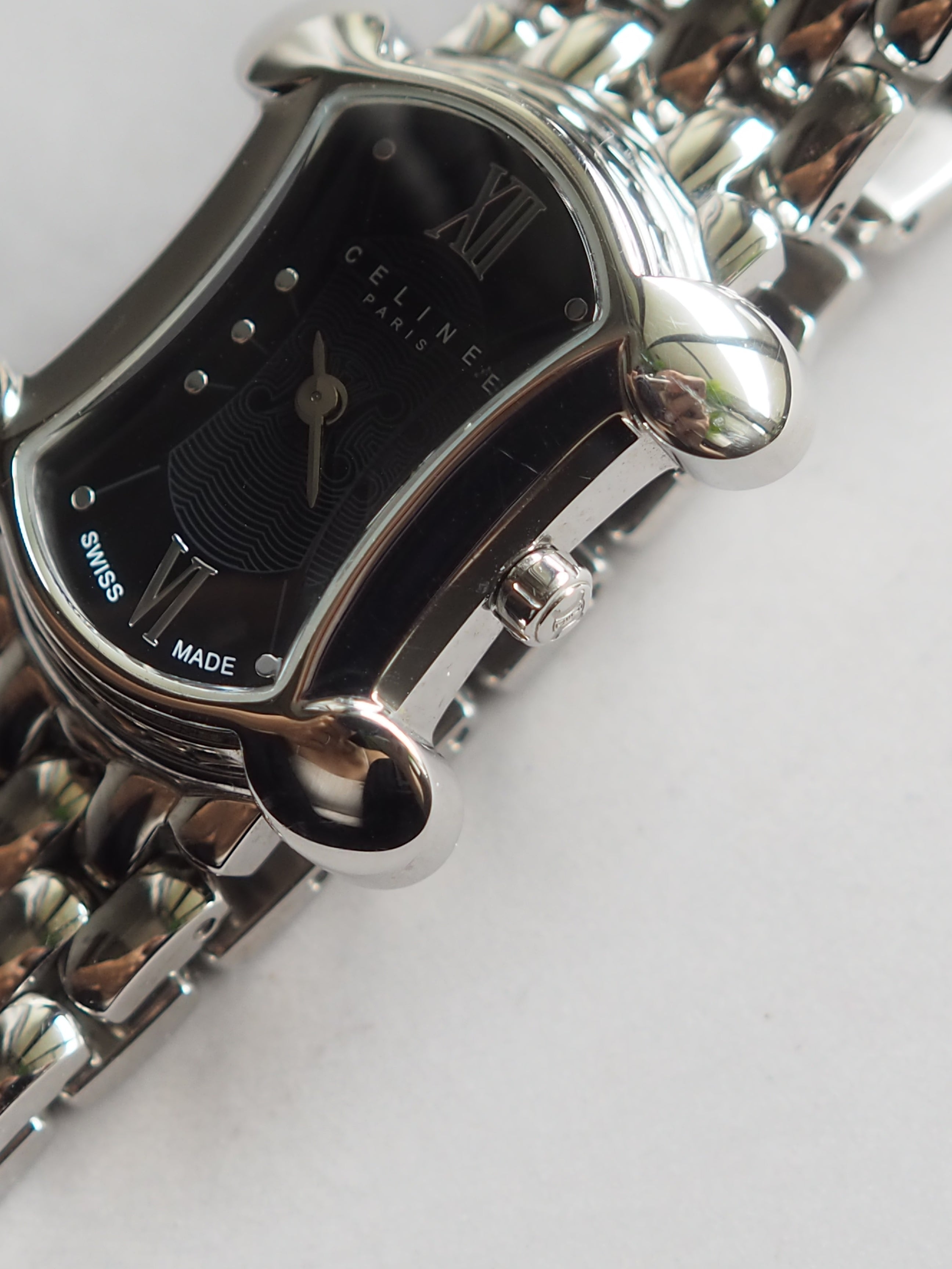 CELINE セリーヌ トリオンフ マカダム フェイス ウォッチ 腕時計