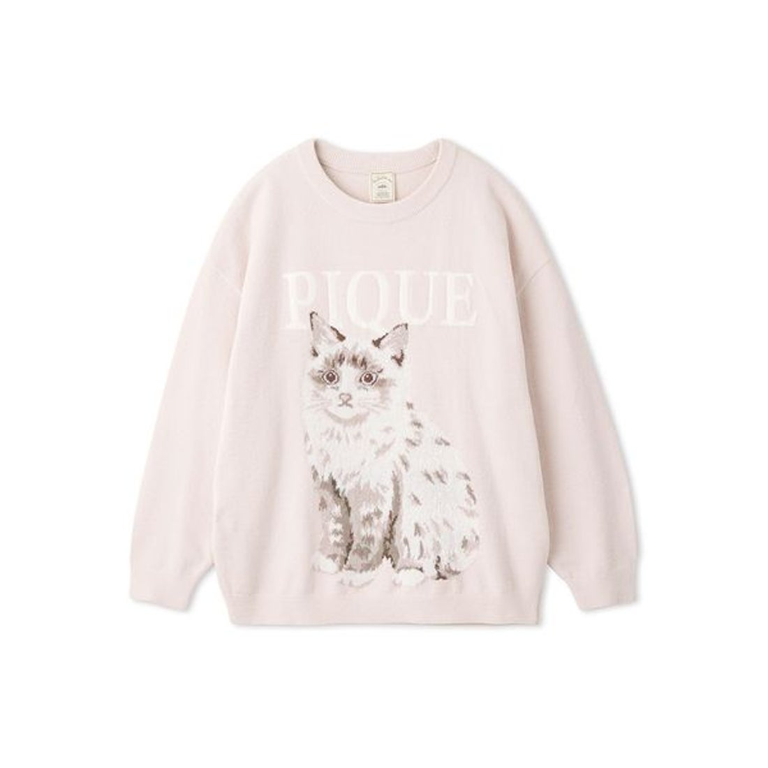 ジェラートピケ gelato pique CAT ジャガードプルオーバー （BLU