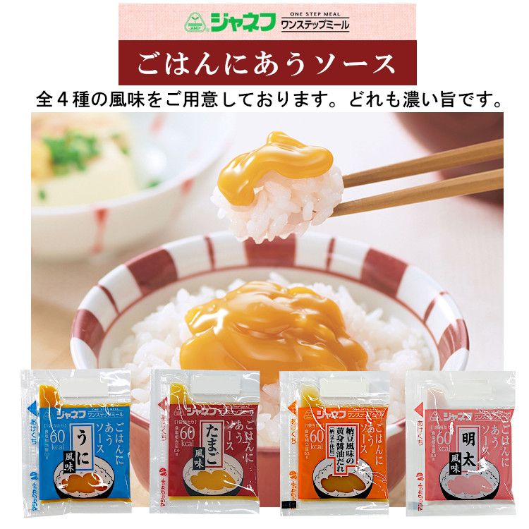 ジャネフ ごはんにあうソース《たまご風味》10g×320袋 : こわけや