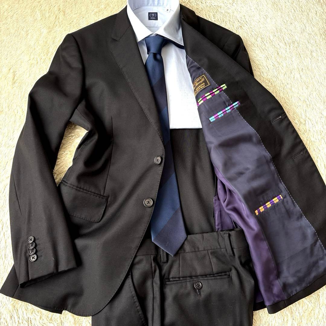 ポールスミス ロロピアーナ生地 スーツ セットアップ ポケット花柄 裏地パープル Yahoo!オークション - ポールスミス【裏地で魅せる】Paul Smith ロロピ