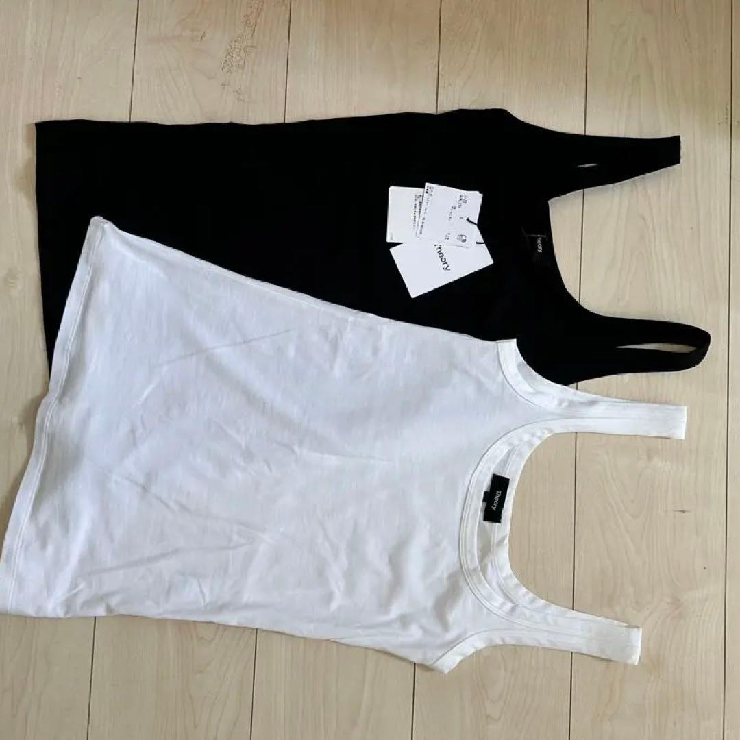 theoryタンクトップ ホワイト ブラック セット 1P タンクトップ ホワイト | ポロ ラルフ ローレン メンズアンダー