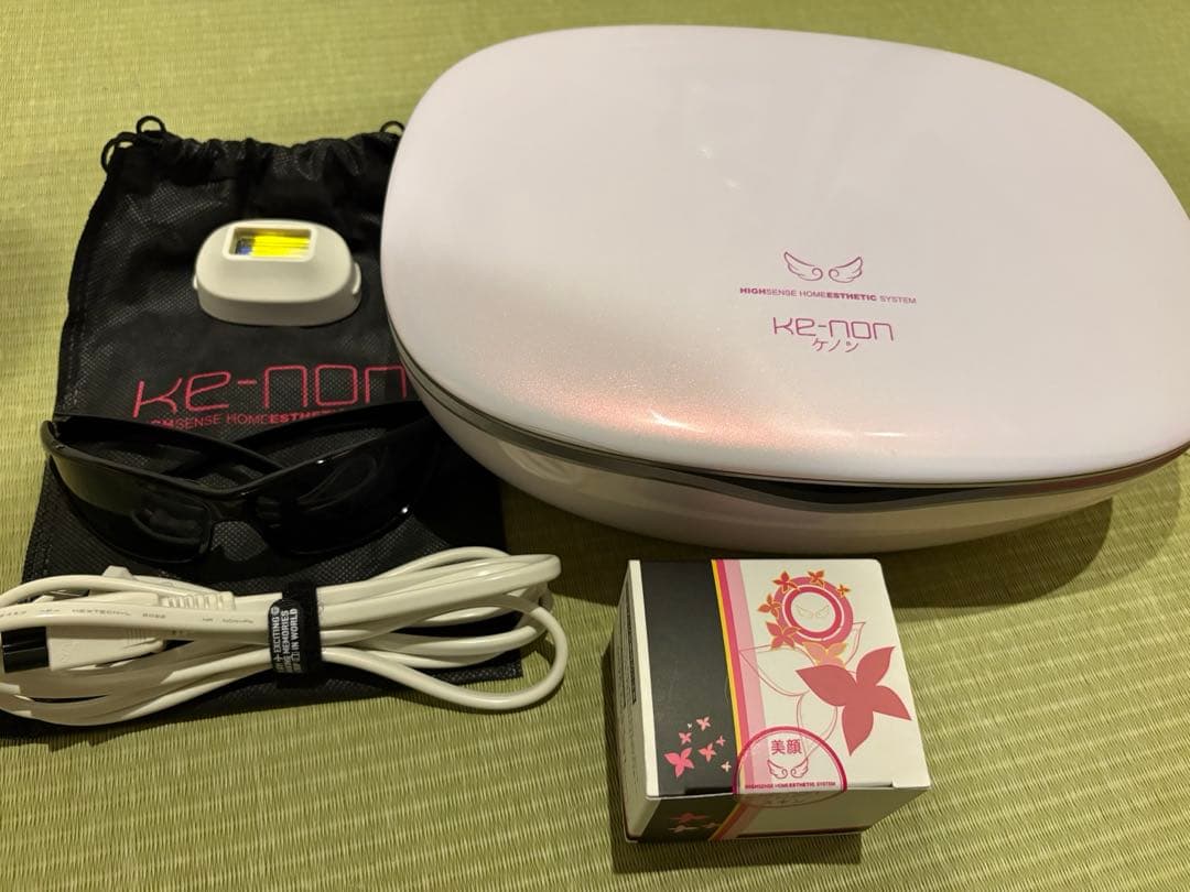 ケノン脱毛器　Ver.8.6 ボーナスストア+5％【美品】ケノン Ver.8.6 カートリッジ2点 スーパー