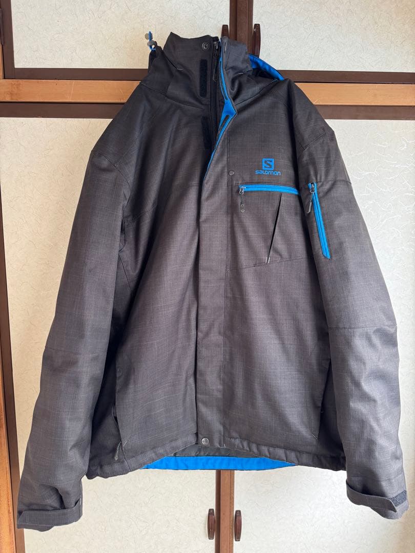 Salomon ダークグレー スキーウェア SALOMON（サロモン） スキーウェア ジャケット レディース ヴェノム