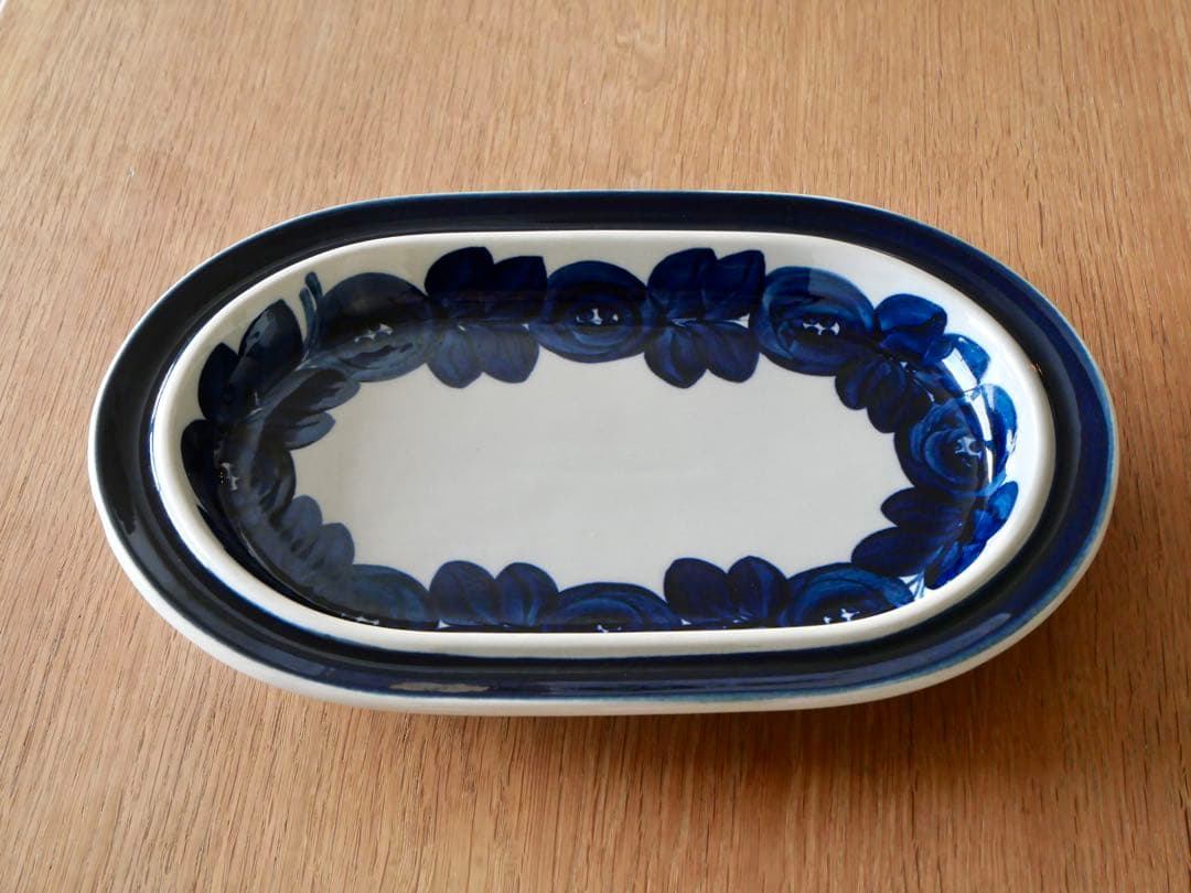 アラビア　アネモネ　オーバル　プレート　大皿 ARABIA(アラビア)anemone(アネモネ)オーバルプレート- 北欧雑貨、北欧