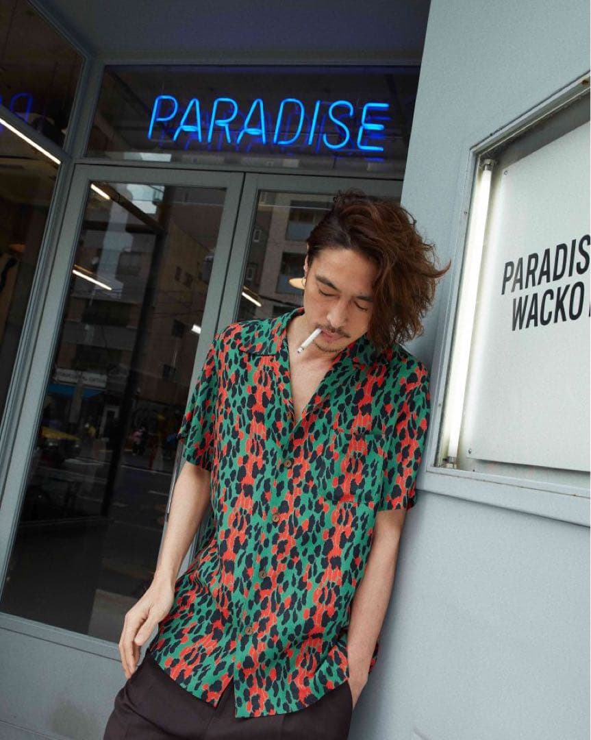 WACKO MARIA ワコマリア レオパード アロハシャツ 新品未使用 - メルカリ