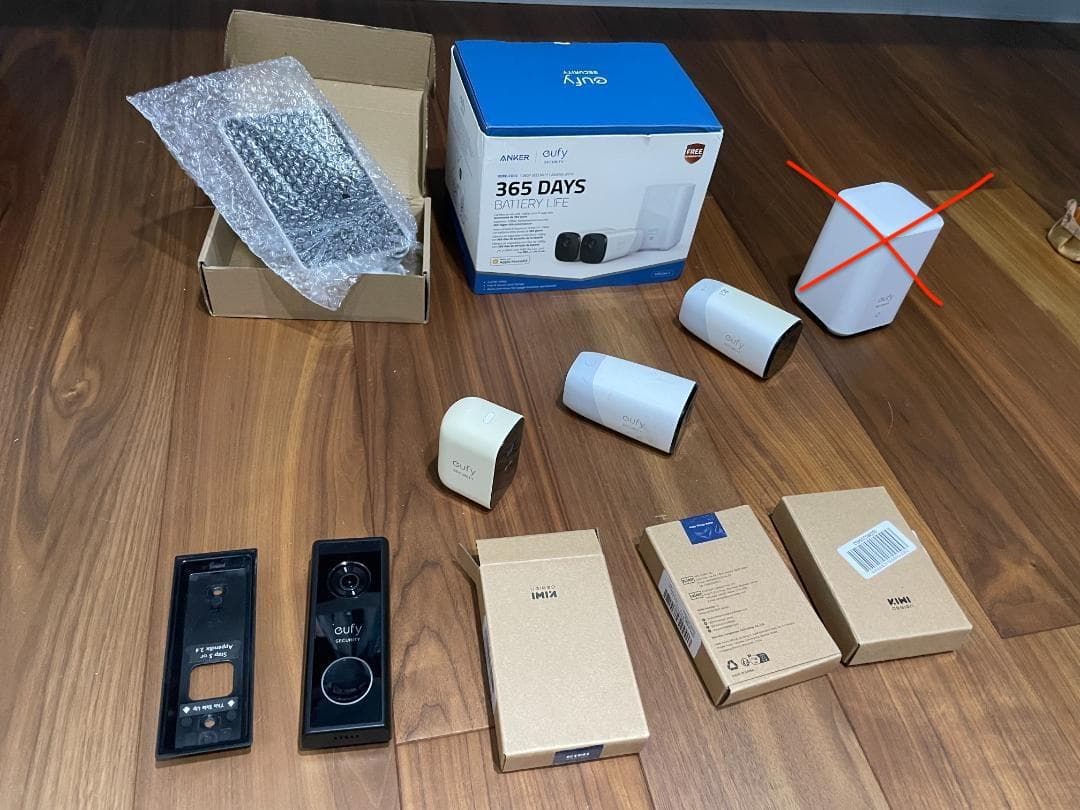 eufyCam 2(✕2個),2C,videodoorbel,kiwi3個 Amazon.com : eufy Security, eufyCam 2C 2-Cam Kit, Security Camera